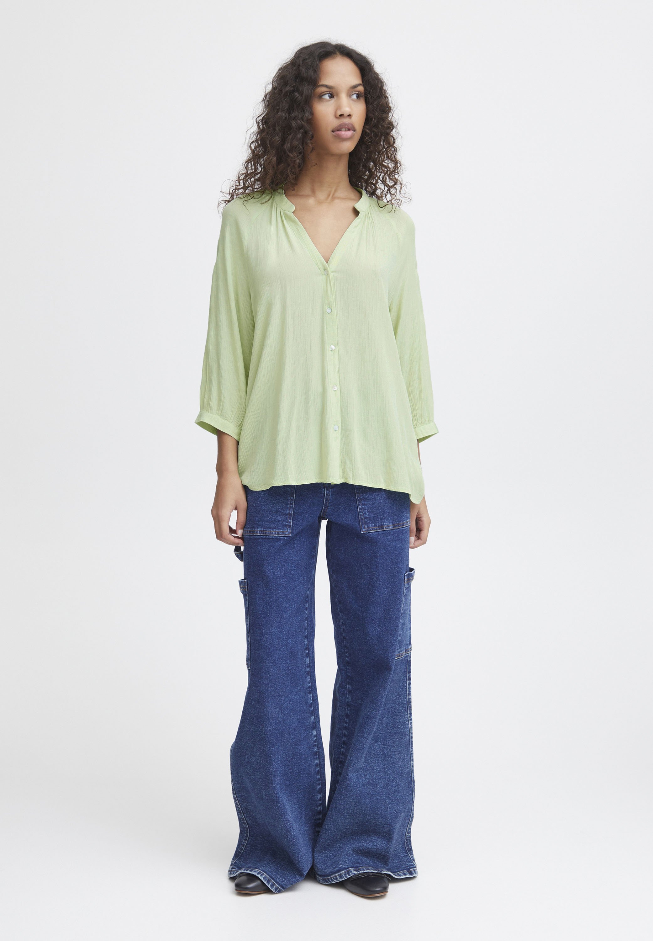 ICHI IHMarrakech - Blouse - sprucestone/groen - Zalando.be