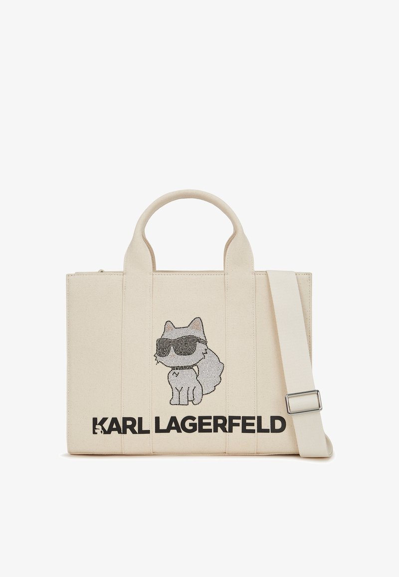 Choup KARL LAGERFELD IKON CHOUP SQUARE - Shopper - Beige/beige - Zalando.nl