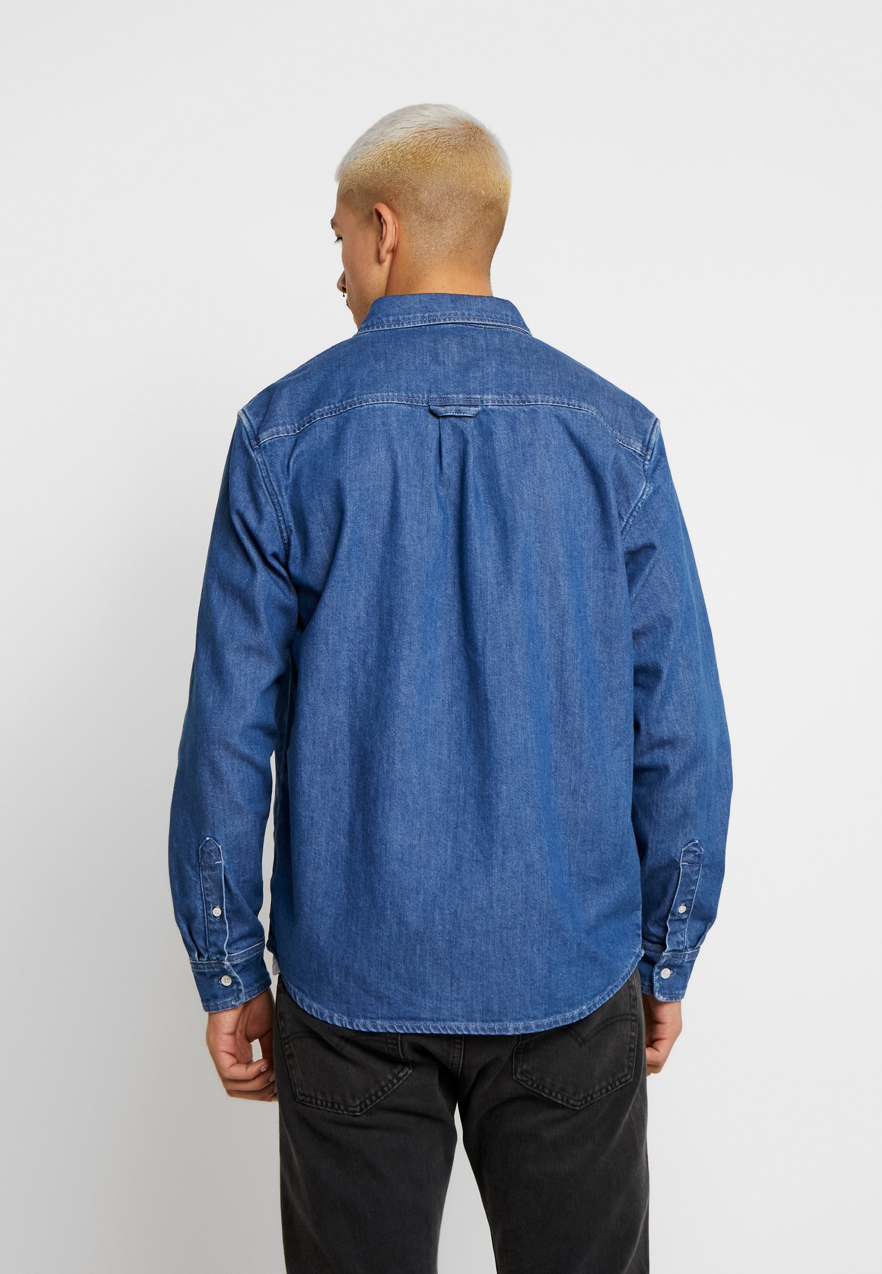 Carhartt WIP CIVIL JANESVILLE Skjorte blue stone washed Carhartt WIP CIVIL JANESVILLE - Skjorte - blue stone washed