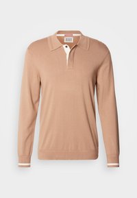 Scotch & Soda LONG SLEEVE POLO - Maglione - tannin