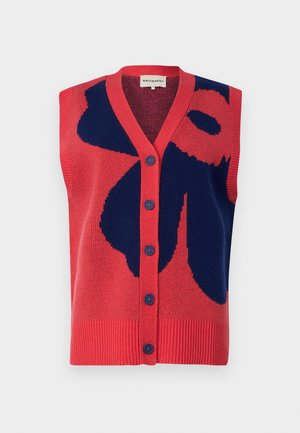 Marimekko JAAVA UNIKKO - Waistcoat - blue/red