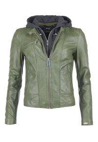 Maze MODERN MICO - Lederjacke - leaf green/grün