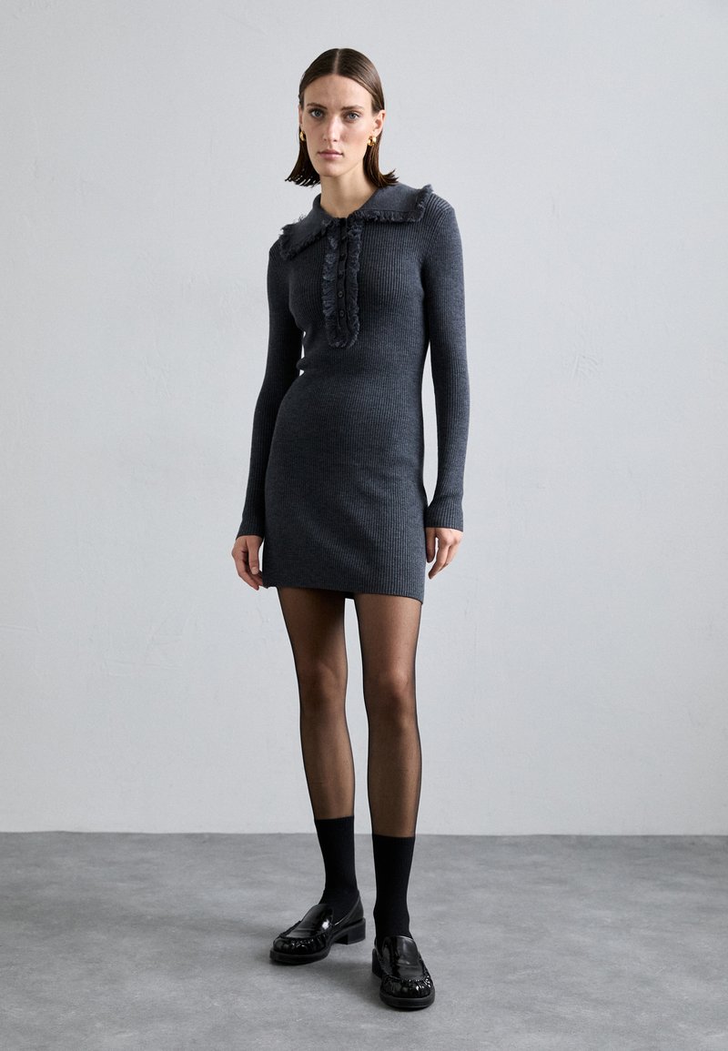 By Malene Birger TONAI - Jumper dress - jet grey/grey - Zalando.co.uk