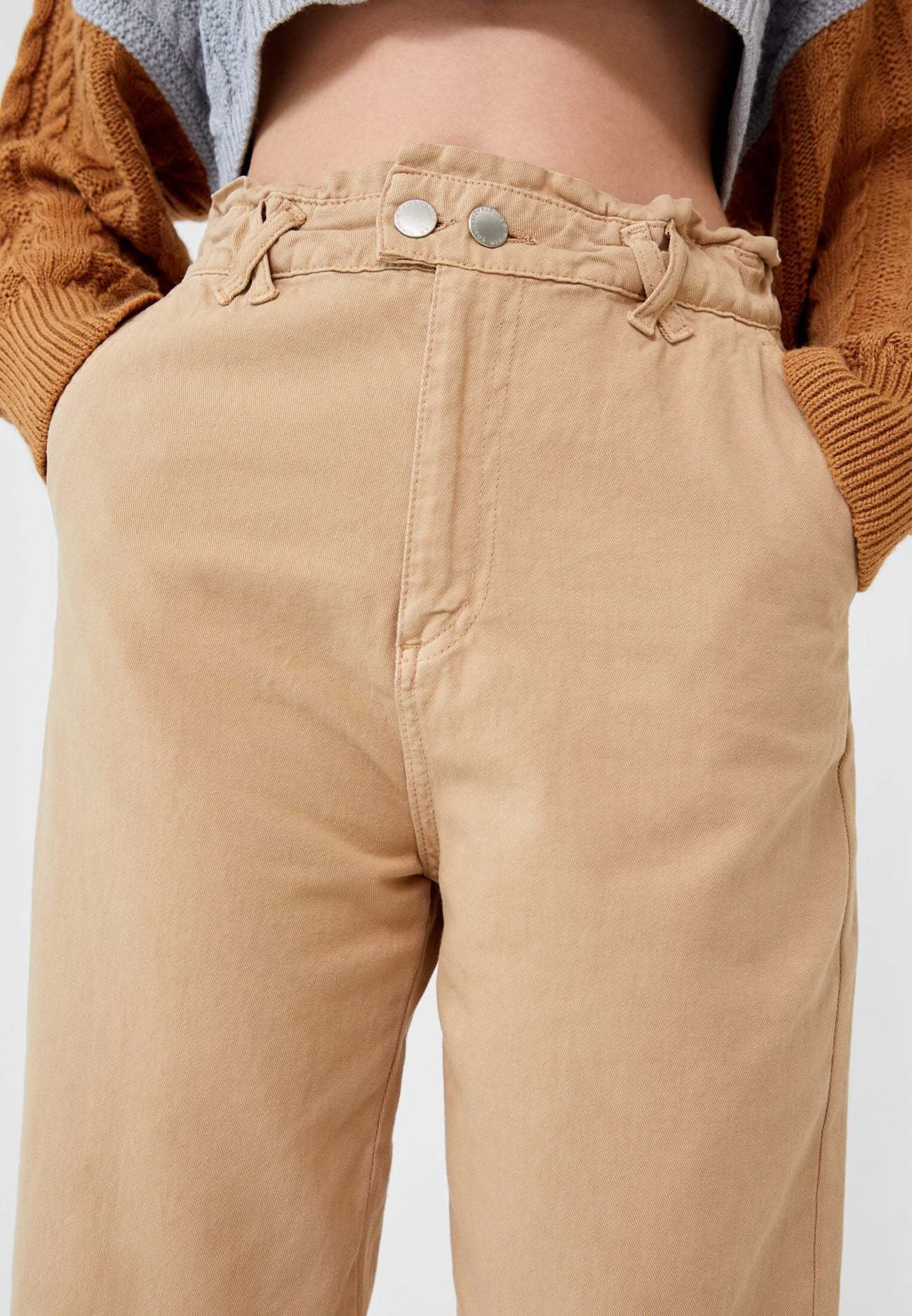 Stradivarius TWILL BAGGY - Slim fit 