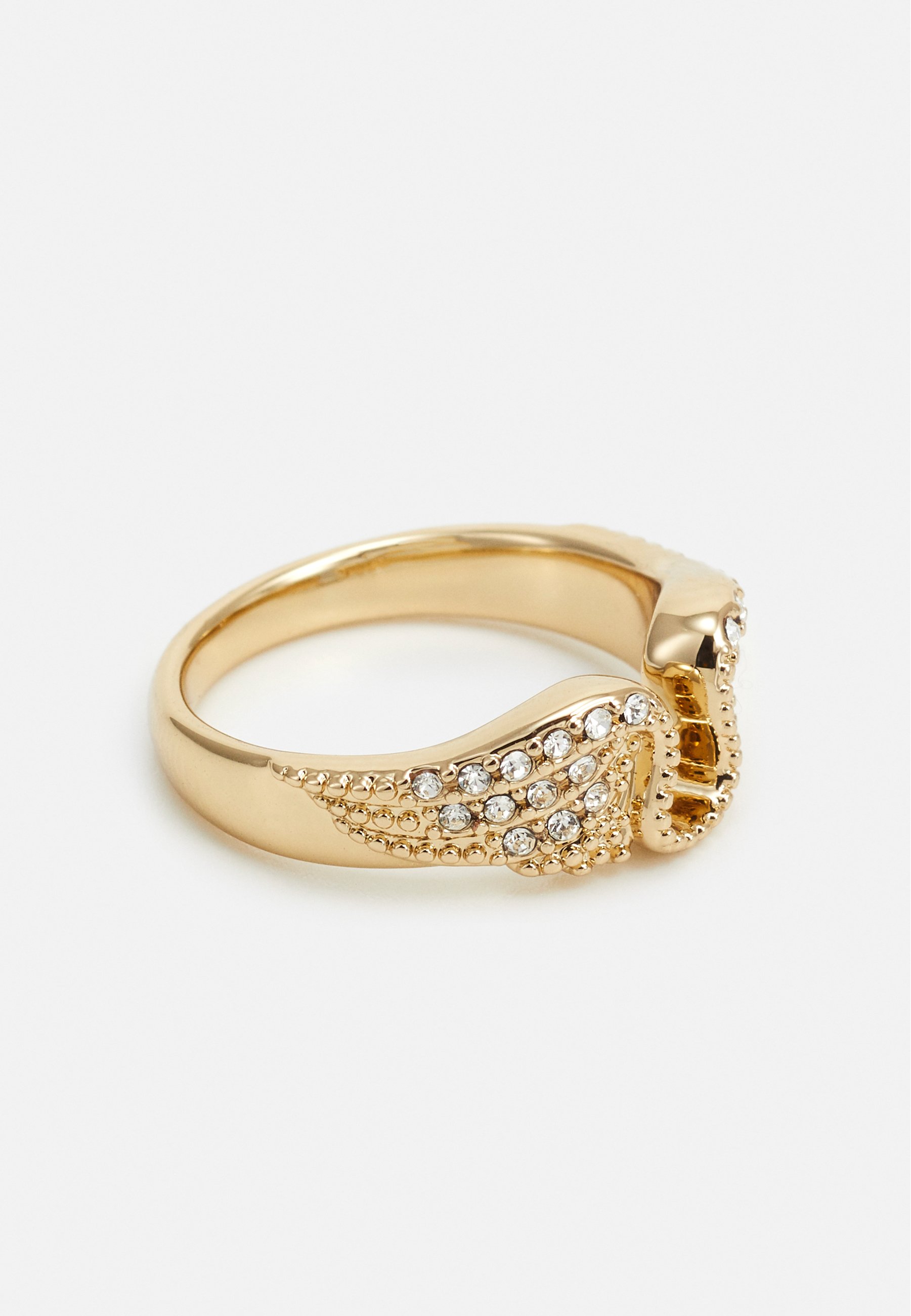 Zadig Voltaire Mila Twistrin Ring Shiny Gold Coloured Gold Zalando De