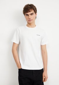 Calvin Klein MICRO LOGO 2 PACK  - Basic póló - iron gate / white