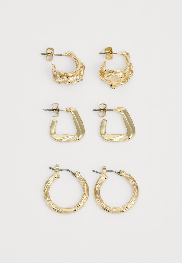 PCROMIA HOOP EARRINGS 3 PACK - Ohrringe