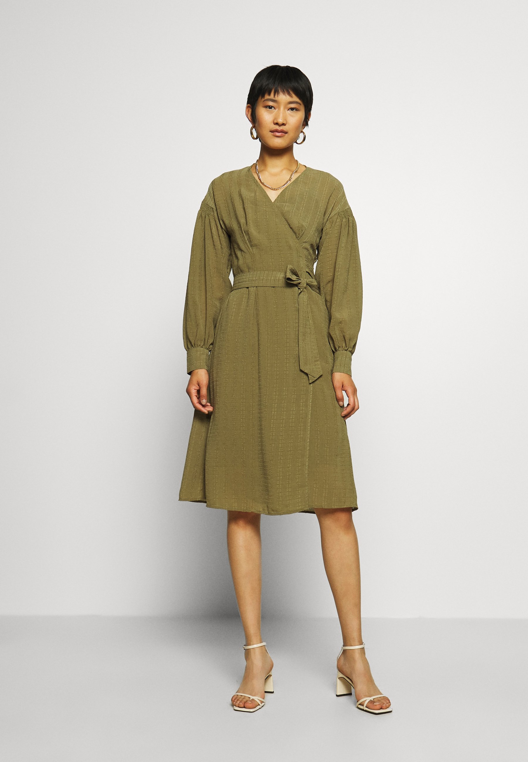 Samsøe Samsøe MERRILL DRESS Kjole air khakikhaki Samsøe Samsøe MERRILL DRESS - Kjole - air khaki