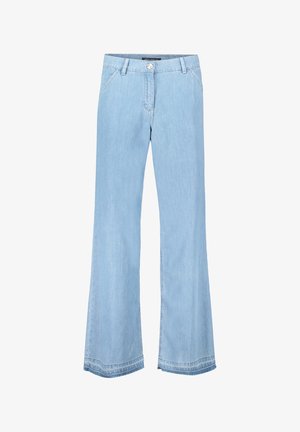 Betty Barclay, MIT OFFENEM SAUM - Jean flare - light blue denim