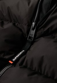 Superdry & Co HOODED SPORTS PUFFER  - Vinterjakker - black