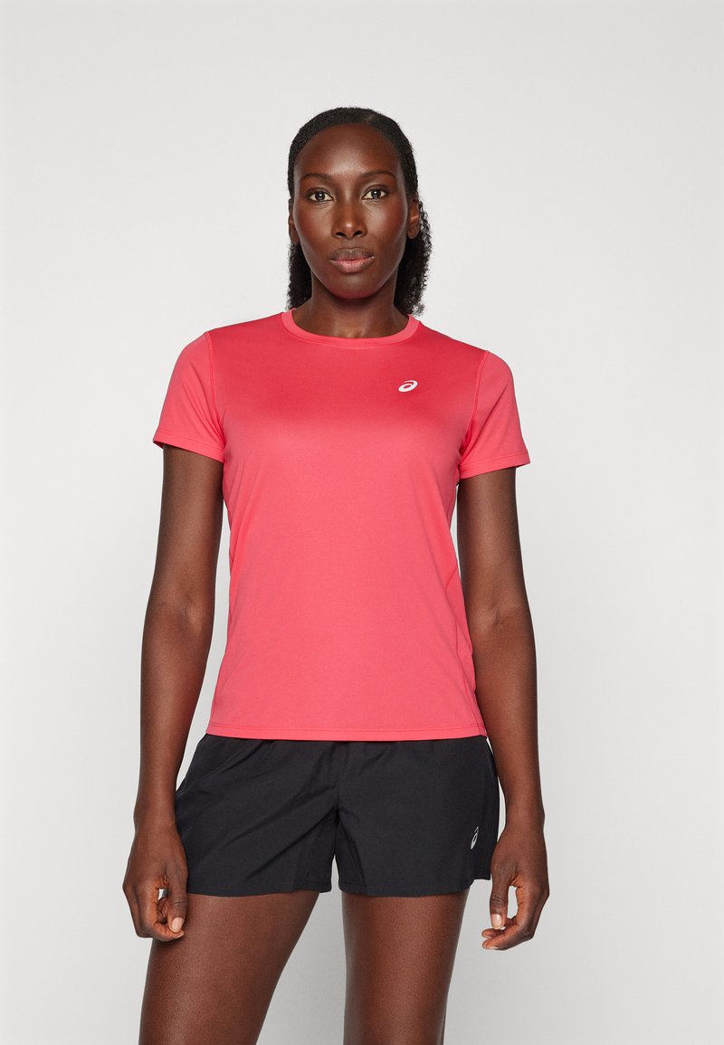 ASICS CORE TOP - Tekninen t-paita - pixel pink