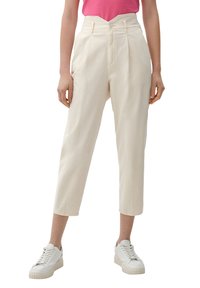 s.Oliver RELAXED À JAMBES - Broek - helles beige