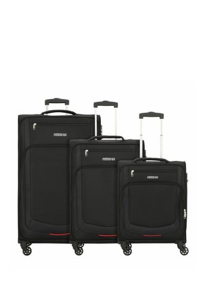 SUMMER SESSION 3-TEILIG - Wheeled suitcase - black red