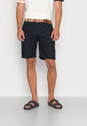 ONLY & SONS linen mix tie waist shorts in beige