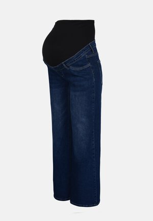 Anna Field MAMA by Zalando, FLARED - Wide leg - dark blue