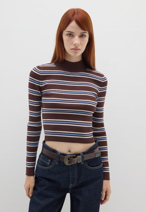 Trui - white brown