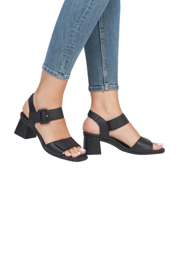 Riemensandalette - schwarz