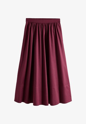 THE SET, REGULAR FIT - MAXI SKIRT - Maxinederdele - red