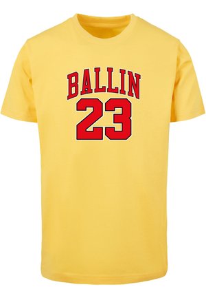 BALLIN 23 - T-shirts med print - taxi yellow