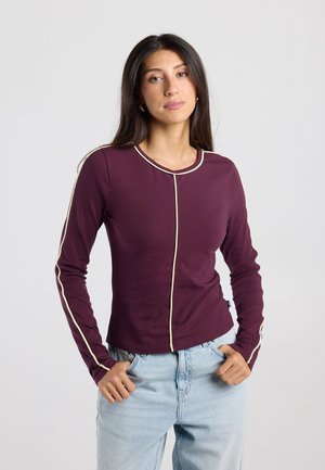America Today, LONGSLEEVE - T-shirt à manches longues - bordeaux