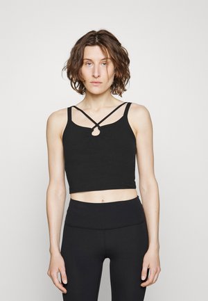 SHANTI KEYHOLE TANK - Top - black