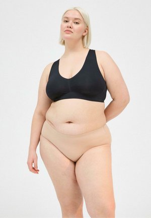 WITH HIGH ABSORBENCY – HIPHUGGER - Period underwear - beige