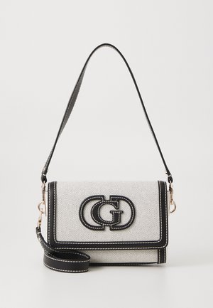 Guess SEBINA FLAP  - Handbag - natural/black