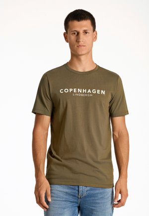 Camiseta estampada - dk jungle green