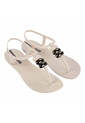 Chanclas de baño - beige metallic grey