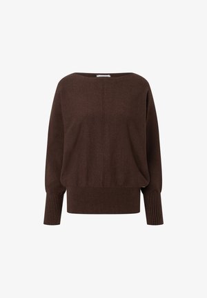 More & More, MORE & MORE WEITER OVERSIZE-PULLOVER, FLEDERMAUSÄRMEL - Strickpullover - brown