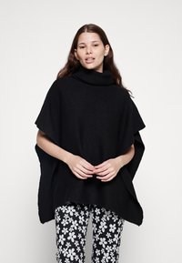 ONLY - ONLLOVISA LIFE PONCHO - Cape - black Miniatyrbilde 1