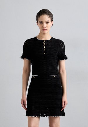 ROBE ENCOLURE TUNISIEN - Neulemekko - noir