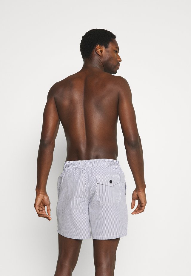 TRUNK - Badeshorts - navy white