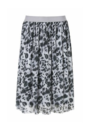 Angel of Style, ANIMAL-MUSTER, ELASTIKBUND - A-snit nederdel - lead gray