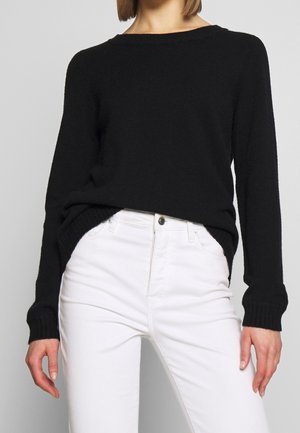 VILA Strickpullover - black
