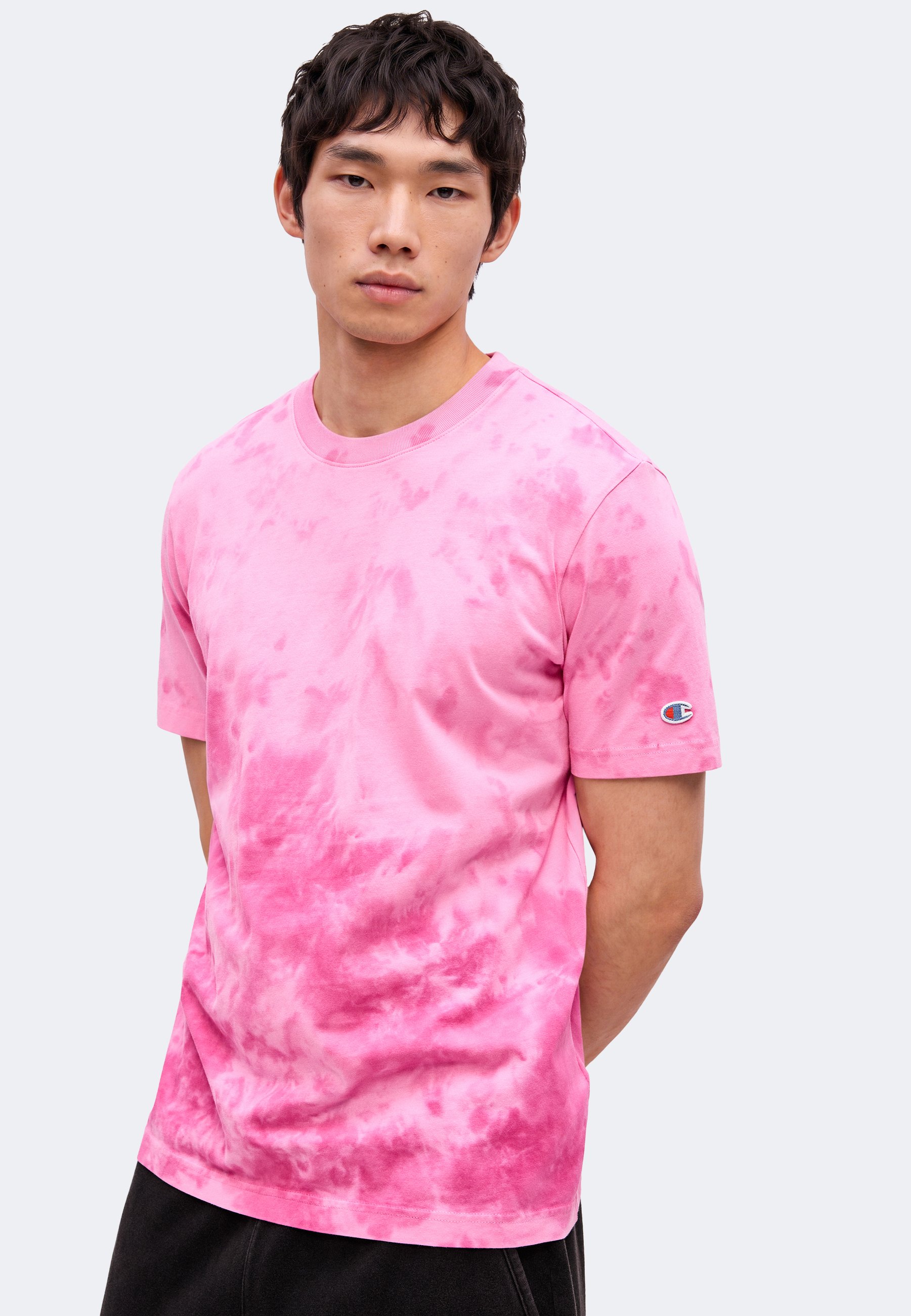 Champion TYE DYE - Print T-shirt - pink - Zalando.co.uk