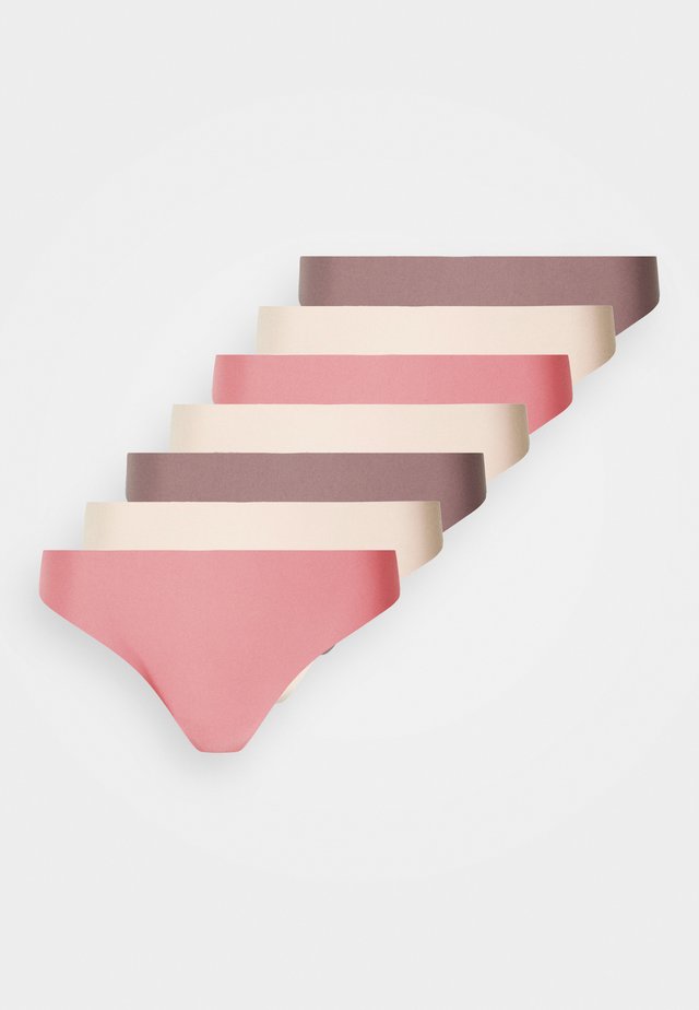 7 PACK - String - nude