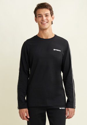Maglietta a manica lunga - black