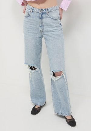 Straight leg jeans - blu denim chiaro