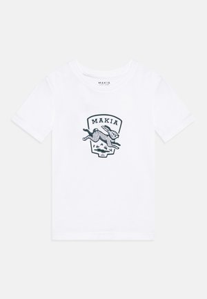 RABBIT UNISEX - T-shirt imprimé - white