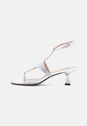 Nodaleto DONA NOVA - Sandales tongs - silver-coloured