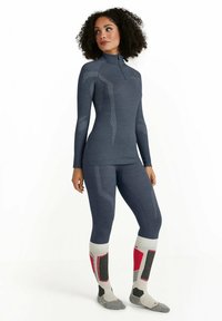 FALKE WOOL-TECH HIGH ZIP NECK COLD TO VERY COLD TEMPERATURES - Undershirt - capitain