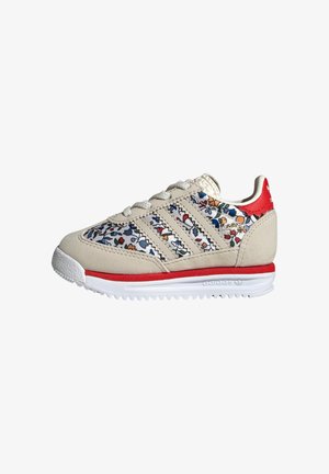 LIBERTY LONDON ELASTIC LACE - Baby shoes - cloud white bliss gum