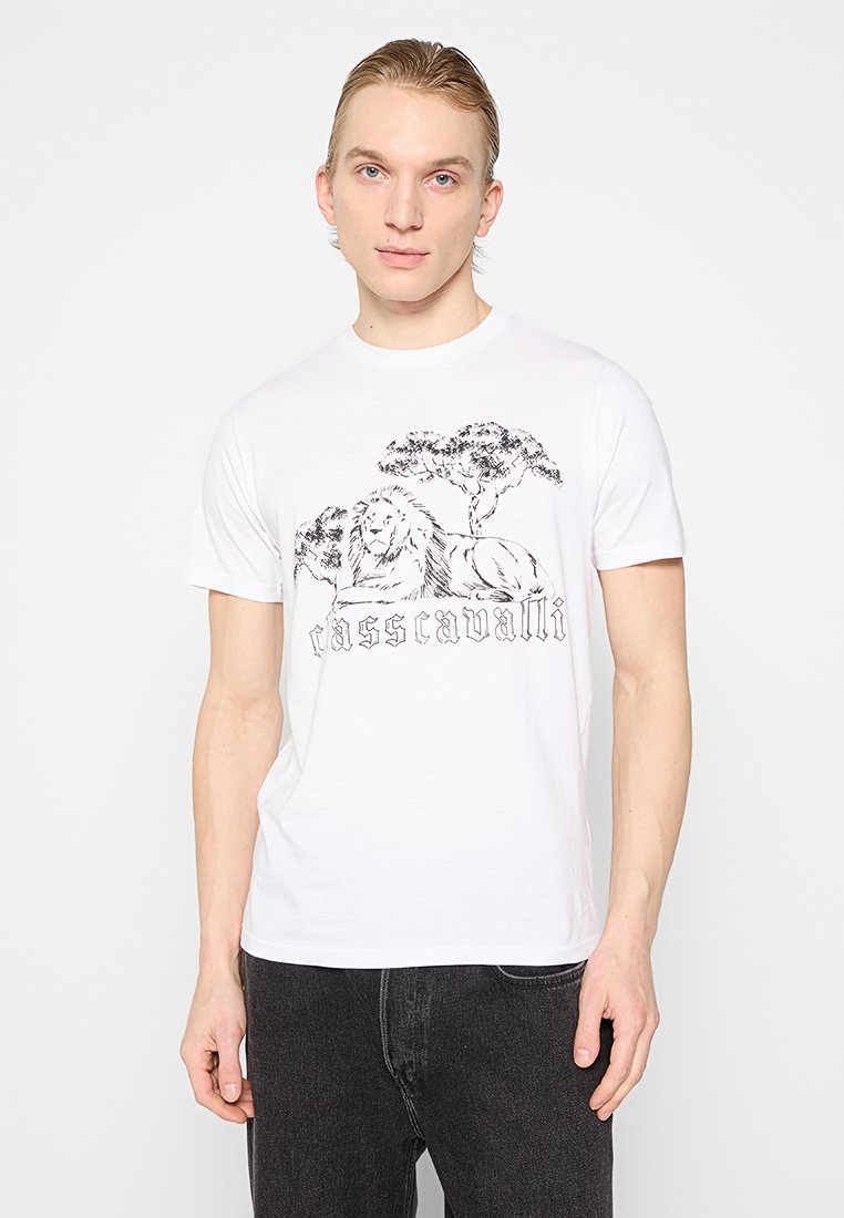 Cavalli Class T-shirt print wit