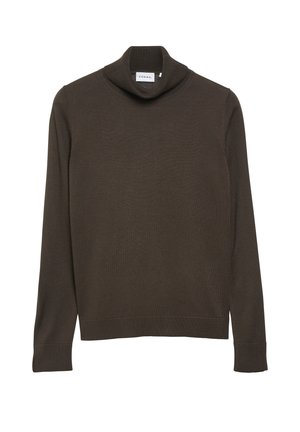 comma, STRICKPULLOVER - Jumper - dunkelbraun