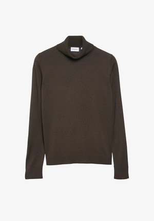 comma, STRICKPULLOVER - Strickpullover - dunkelbraun