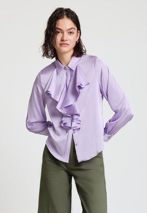Hemdbluse - lilla