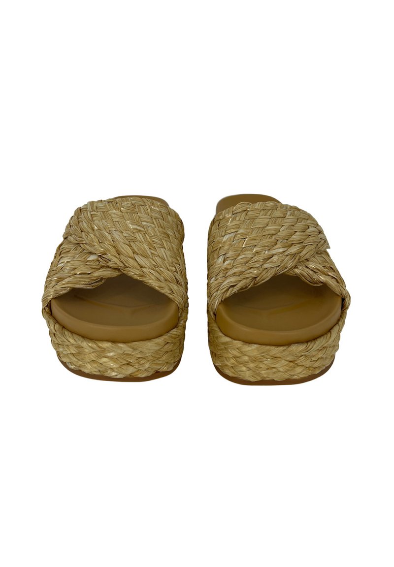 Damen Sneaker | Ash COMBO C: RAFFIA NATURAL C2 Pantolette flach natural/beige - IA04743 Damen Sneaker | Ash COMBO C: RAFFIA NATURAL C2 Pantolette flach natural/beige - IA04743