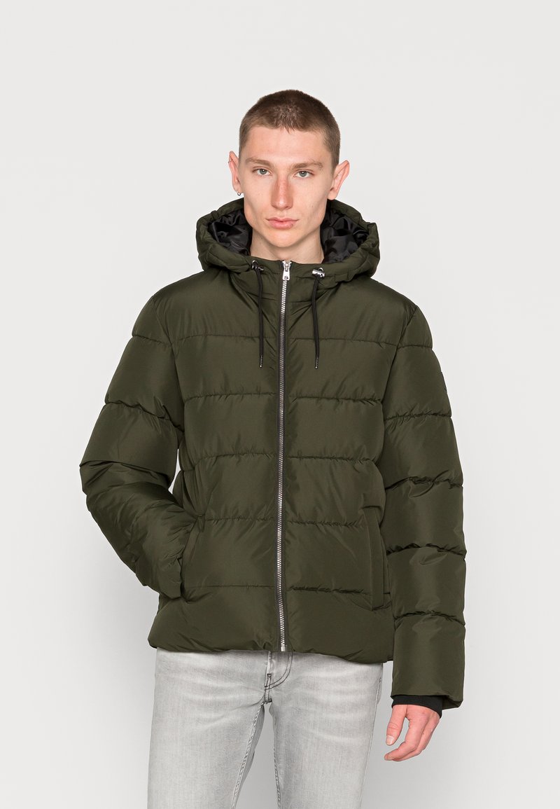Only & Sons ONSMELVIN QUILTED HOOD JACKET Winter jacket rosin/dark