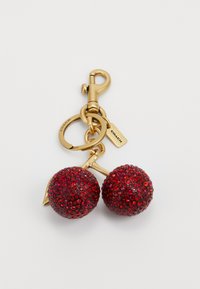 CRYSTAL CHERRY BAG CHARM - Breloc - red